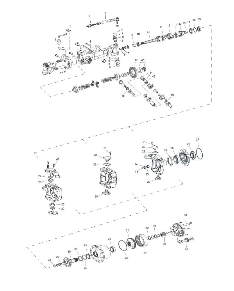 ZF - Achsen Allradantrieb, APL - 1251