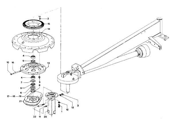 Kreiselantrieb passend für PZ Andex 301 / 331 / 341 / 371 / 381