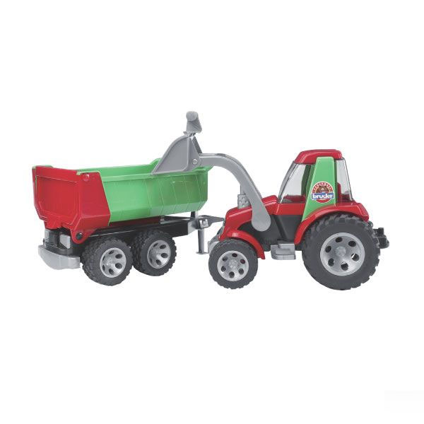 U20116 Roadmax Traktor mit Frontlader und Anhänger