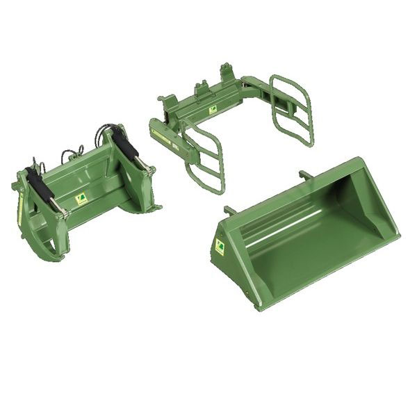 W77383 Frontlader Werkzeuge Set A - Bressel & Lade grün