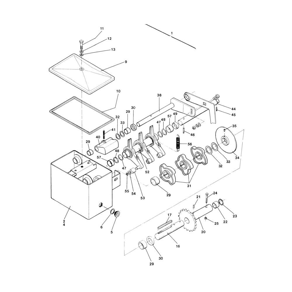 Amazone / BBG D8-S - Getriebe, stufenlos