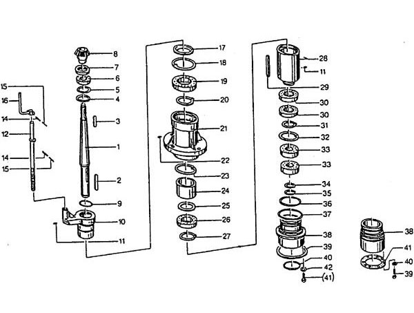 Trommelantrieb passend für Niemeyer RO 230 H / 230 HC / 230 HK / 230 FB