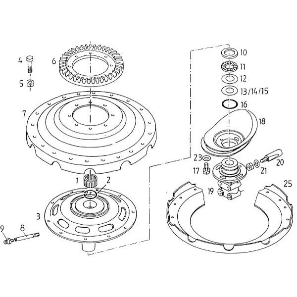 Kreiselantrieb passend für PZ Andex 432