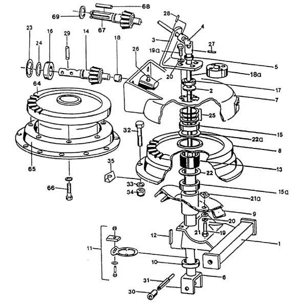 Antrieb Kreisel passend für Stoll R 335-4 DS / 415-4 DS