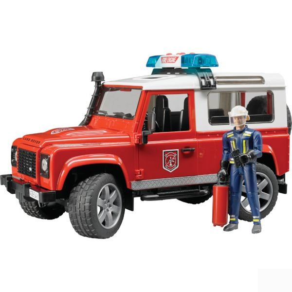 U02771 MAN Feuerwehr mit Drehleiter und Licht-Sound-Modul